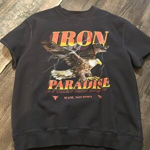 Men’s iron paradise project rock sweatshirt tee XL